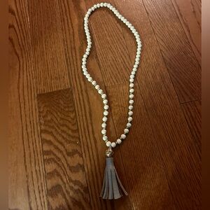 Women’s long beaded necklace